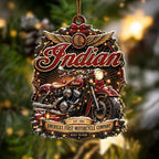 Indian Motorcycle Custom Shape 2-side Printed Acrylic Ornament – HOATT21558
