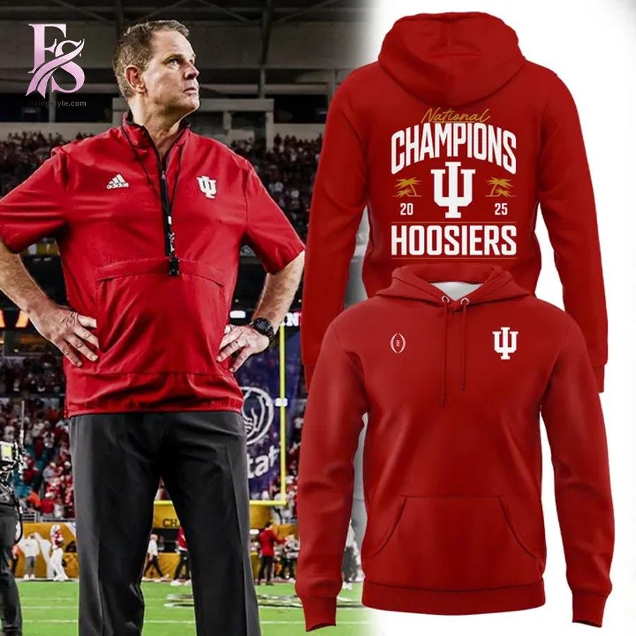 Indiana Football 2025 2026 CFP Champions Hoodie