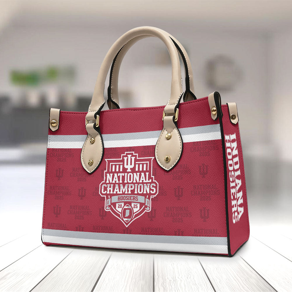 Indiana Hoosiers Football 2025 Leather HandBag – TMTHU3399