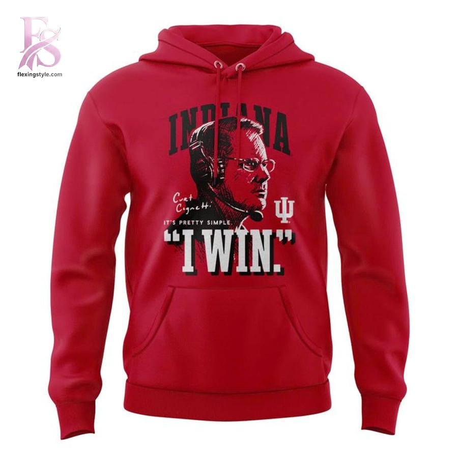 Indiana Hoosiers Coach Curt Cignetti Hoodie