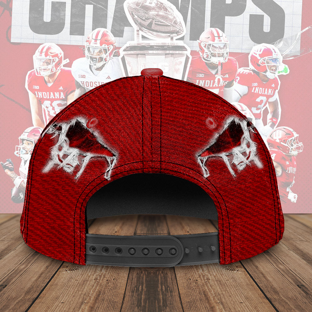 Indiana Hoosiers Football 2025 Big Ten Champions Classic Cap – TMTHU2655