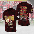 Indiana Hoosiers Football 2025 National Champions 3D Football Jersey – MAITM14520