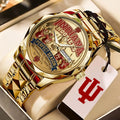 Indiana Hoosiers Football 2025 National Champions Alloy Luxury Quartz Watch – MAITM14531