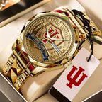 Indiana Hoosiers Football 2025 National Champions Alloy Luxury Quartz Watch – MAITM14532