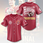 Indiana Hoosiers Football 2025 National Champions Baseball Jersey – HOATT15818