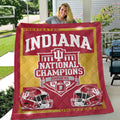 Indiana Hoosiers Football 2025 National Champions Quilt Blanket – MAITM14530