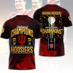 Indiana Hoosiers Football 2025 National Champions 3D Apparel – HOATT15812