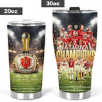 Indiana Hoosiers Football 2025 National Champions Tumbler Cup – TMTHU3678