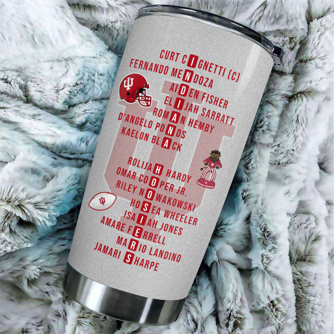 Indiana Hoosiers Football 2026 Peach Bowl Champions Tumbler Cup – HOATT15597