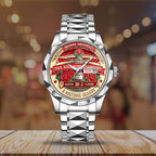 Indiana Hoosiers Football 2026 Rose Bowl Champions Alloy Luxury Quartz Watch – HOATT15729