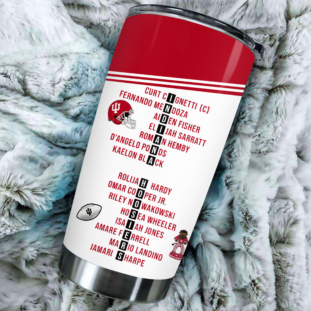 Indiana Hoosiers Football 2026 Rose Bowl Champions Tumbler Cup – MAITM14299