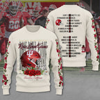 Indiana Hoosiers Football 2026 Rose Bowl 3D Apparel – MAITM14160