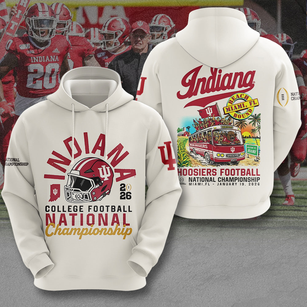 Indiana Hoosiers Football National Championship 3D Apparel – MAITM14397