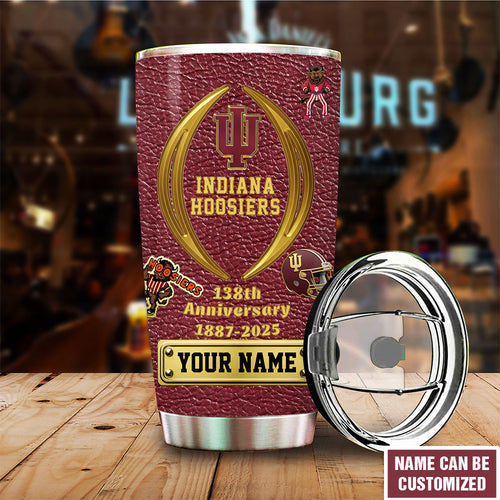 Personalized Indiana Hoosiers Football Tumbler Cup – TMTHU2857