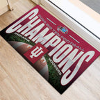 Indiana Hoosiers Football 2025 Big Ten Champions Doormat – MAITM13986