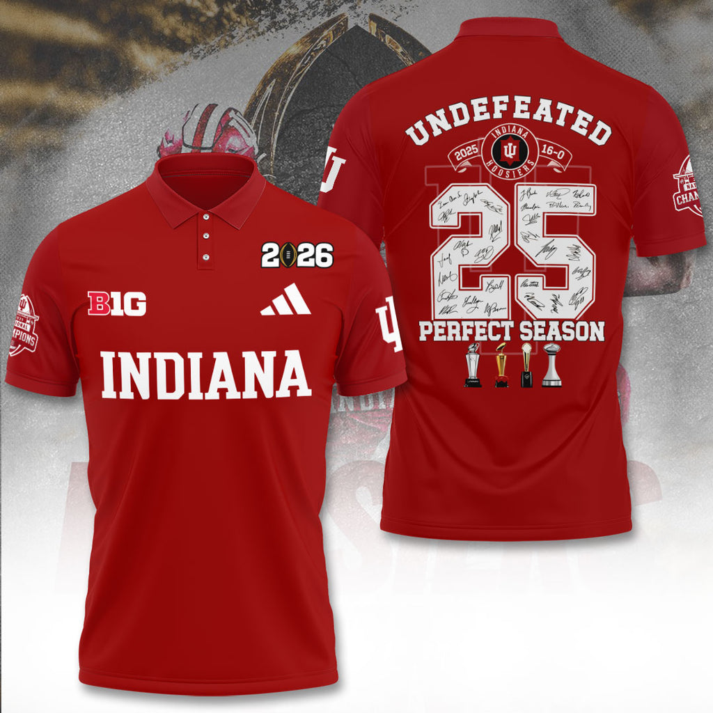 Indiana Hoosiers Football 2025 National Champions 3D Apparel – TANTN20499