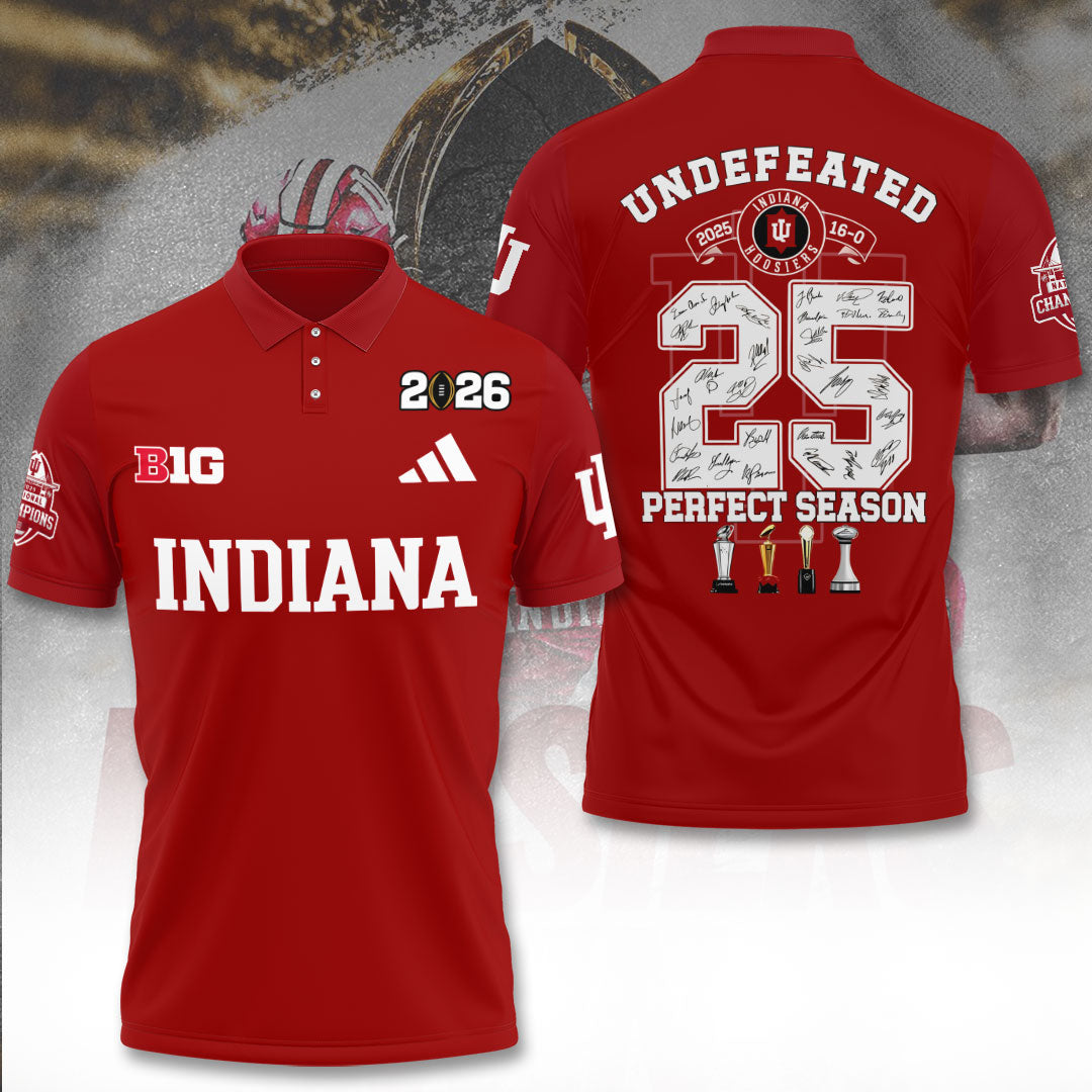 Indiana Hoosiers Football 2025 National Champions 3D Apparel – TANTN20499