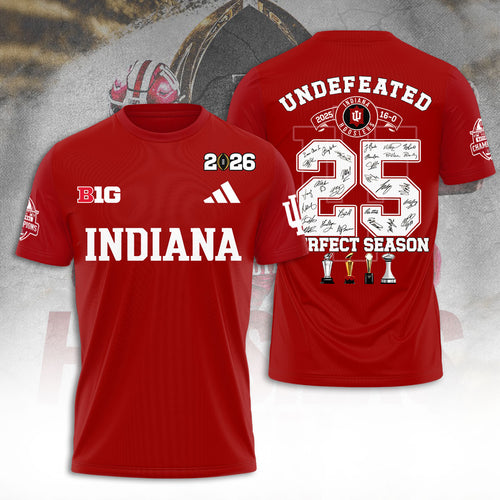 Indiana Hoosiers Football 2025 National Champions 3D Apparel – TANTN20499