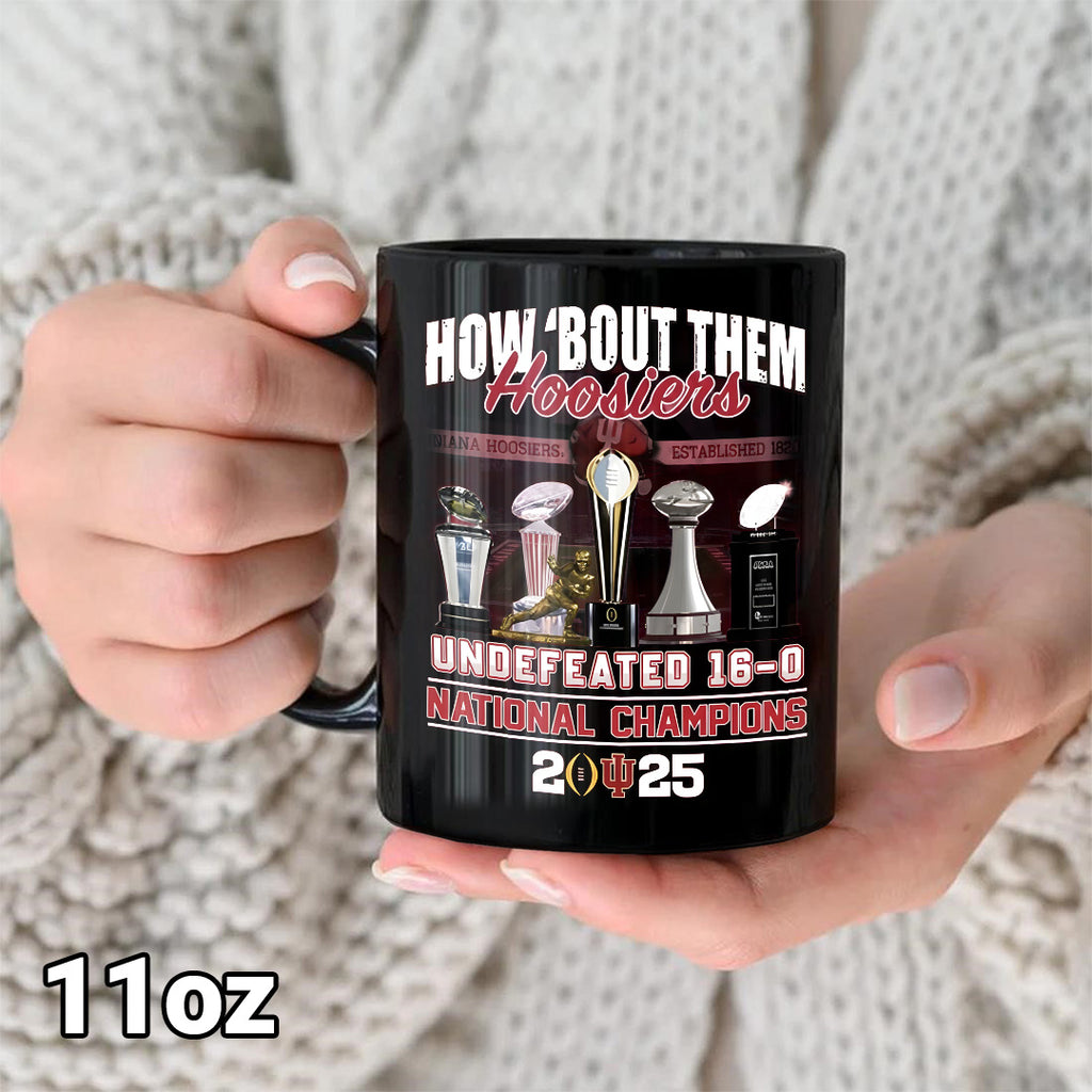 Indiana Hoosiers Football 2025 National Champions Ceramic Mug – TANTN20705