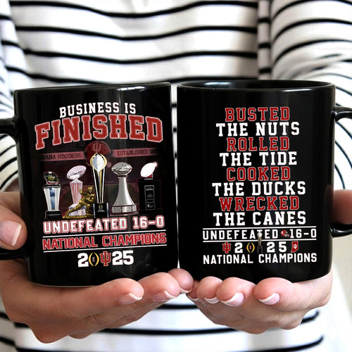 Indiana Hoosiers Football 2025 National Champions Ceramic Mug – TANTN20706