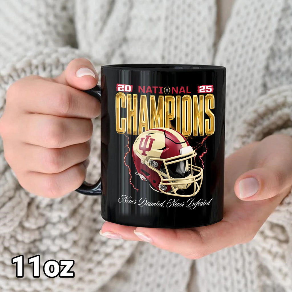 Indiana Hoosiers Football 2025 National Champions Ceramic Mug – TANTN20708