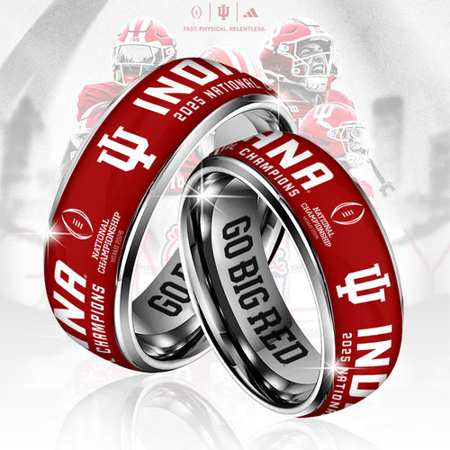 Indiana Hoosiers Football 2025 National Champions Custom Alloy Ring – TANTN20155