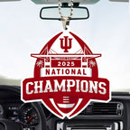 Indiana Hoosiers Football 2025 National Champions Custom shape 2-sided Acrylic Car Ornament – TANTN20471