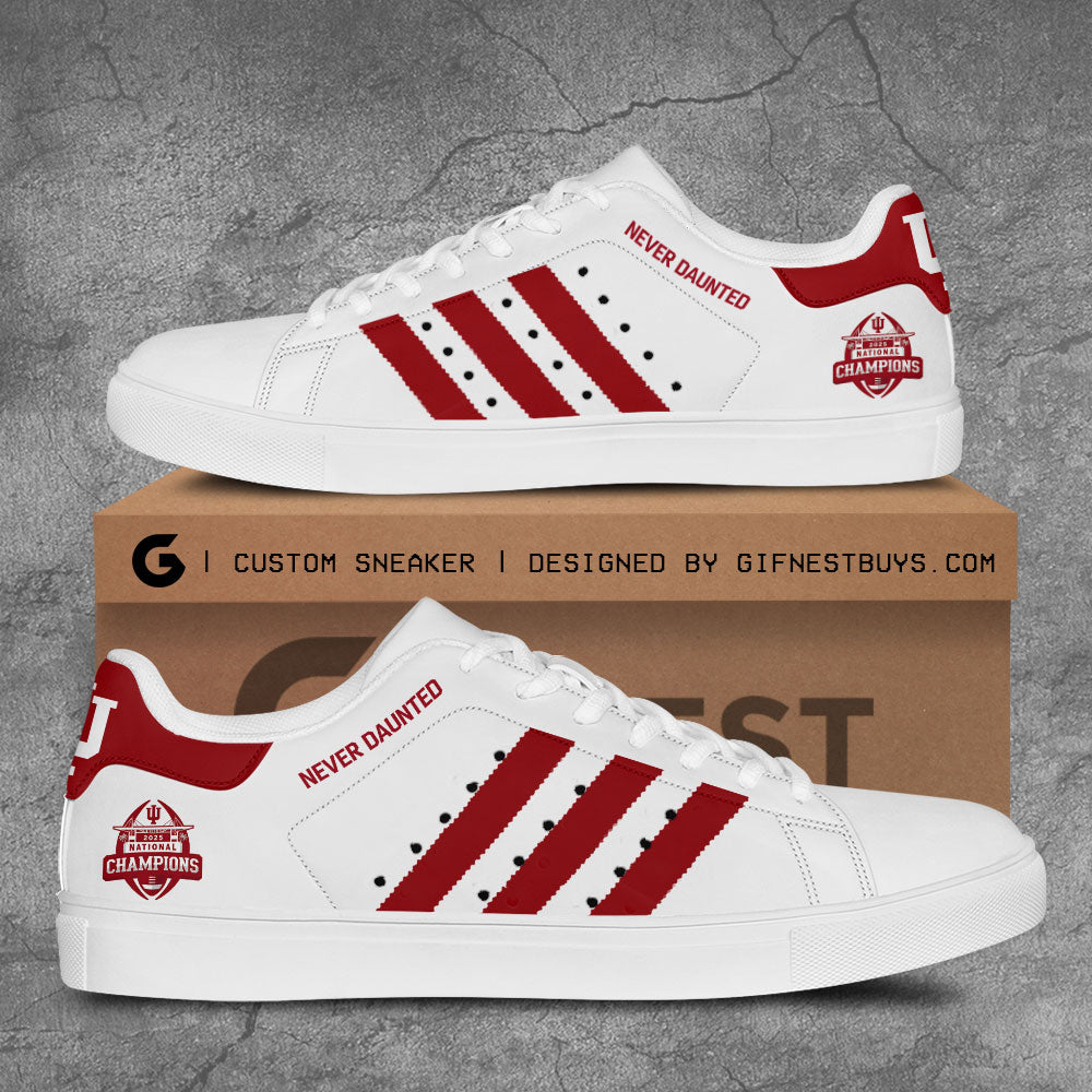Indiana Hoosiers Football 2025 National Champions Custom SS Shoes – TANTN20484