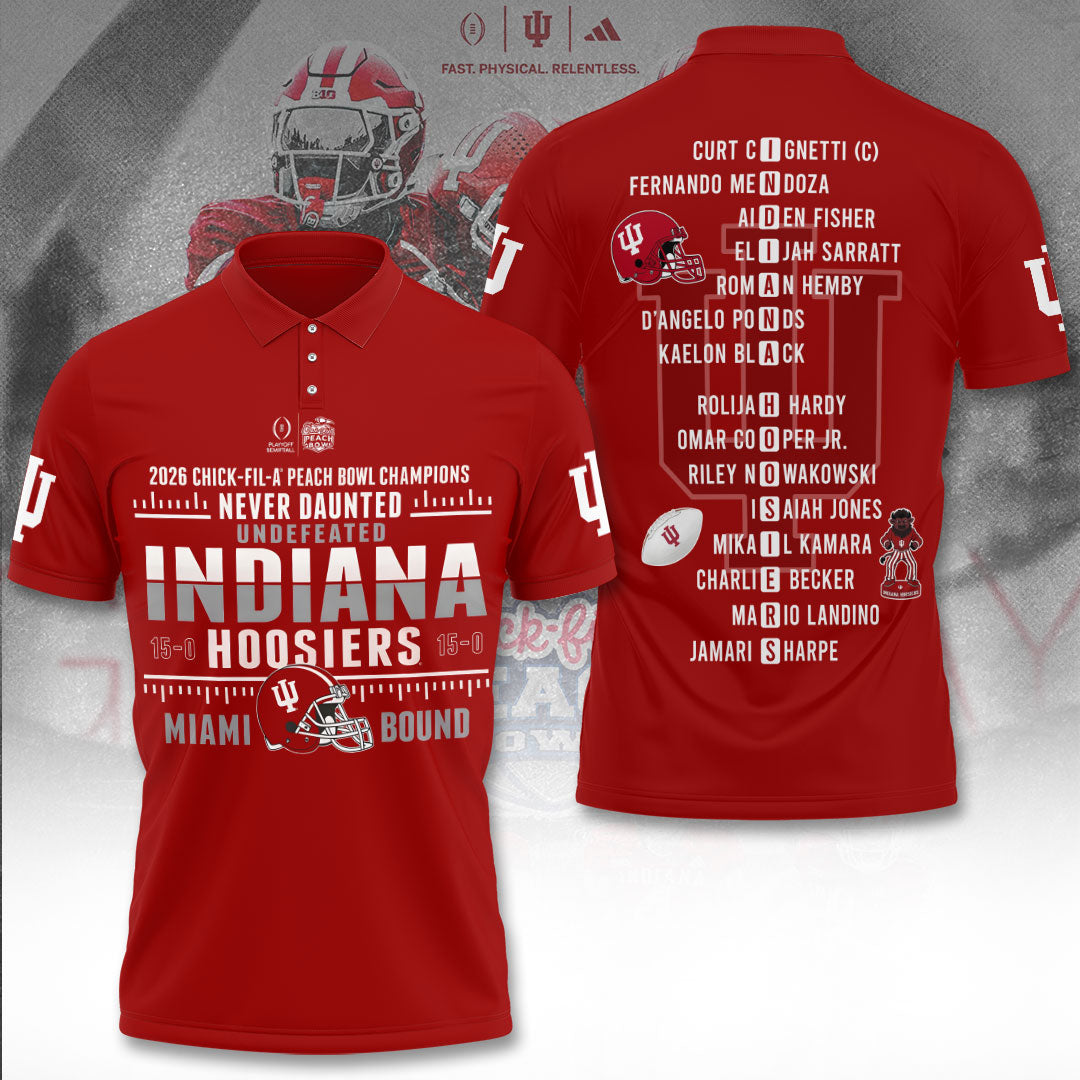 Indiana Hoosiers Football 3D Apparel – TANTN20131