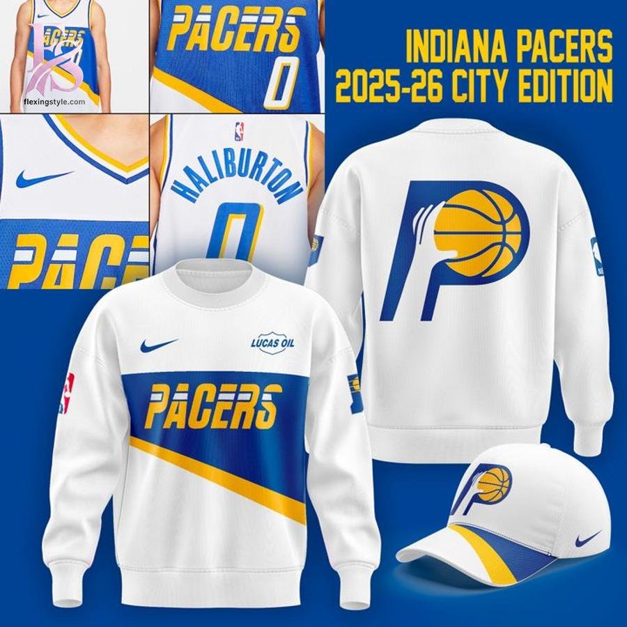 Indiana Pacers 2025-26 City Edition Sweatshirt