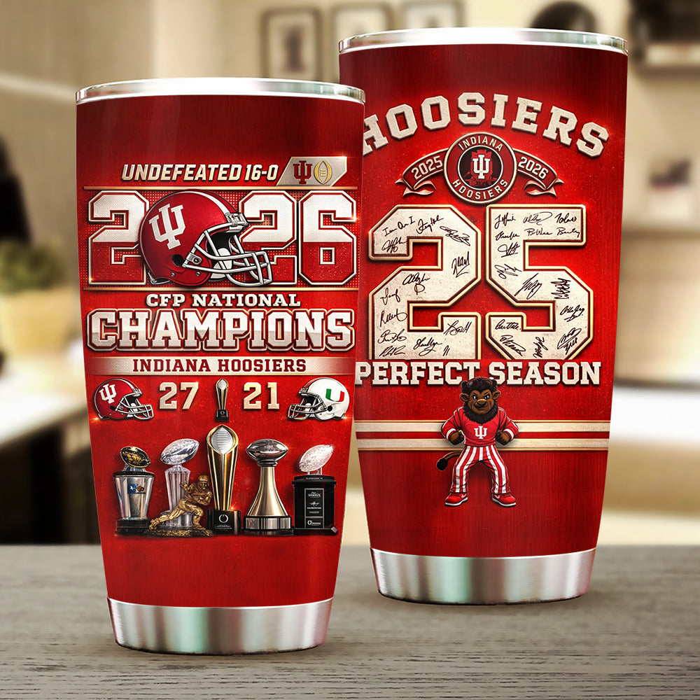 Indiana Hoosiers Football Tumbler Cup – TMTHU3422