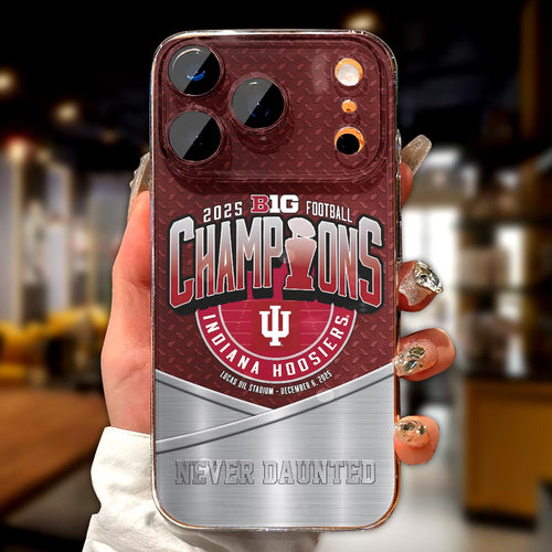Indiana Hoosiers Football 2025 Big Ten Champions Phone Case – HOATT15158