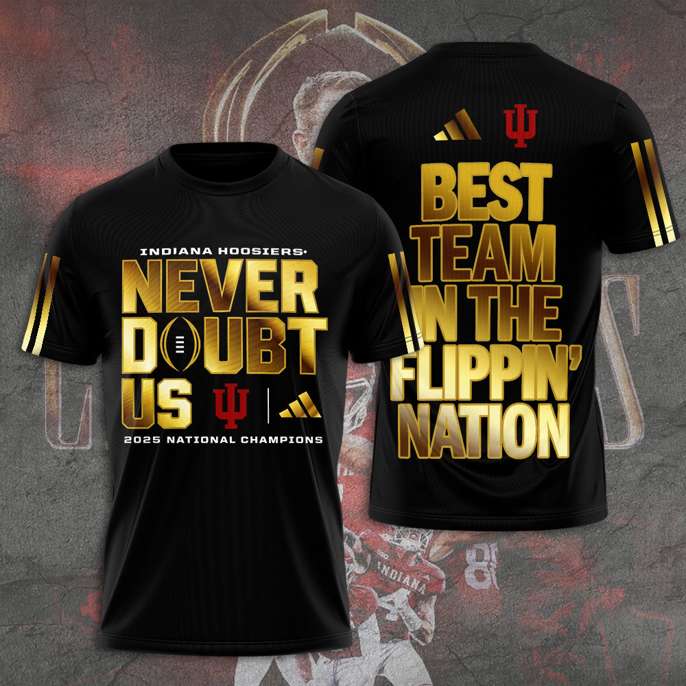 Indiana Hoosiers Football 2025 National Champions 3D Apparel – TANTN20450