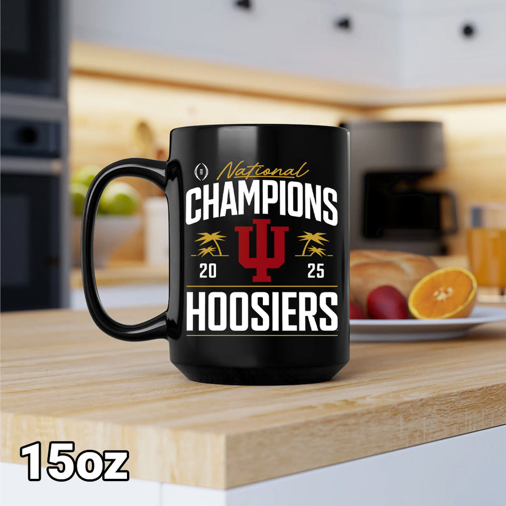 Indiana Hoosiers Football 2025 National Champions Ceramic Mug – TANTN20709