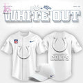 Indianapolis Colts White Out Baseball Jersey