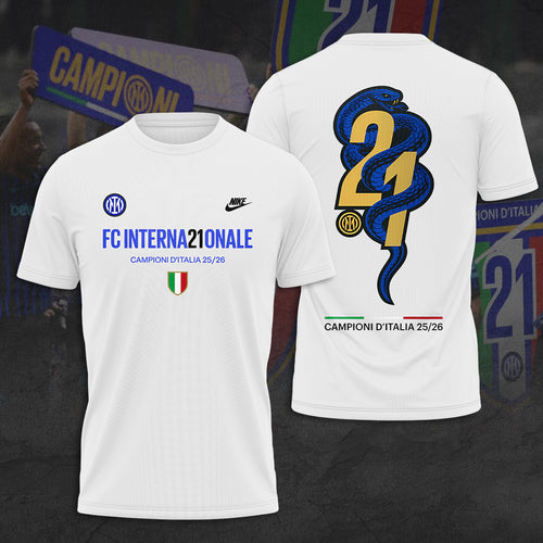 Inter Milan Campioni D'Italia 25/26 3D Apparel – TANTN22647