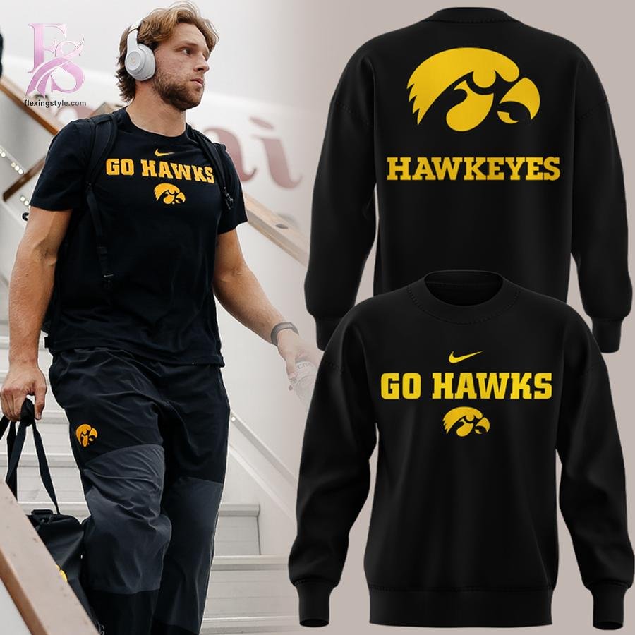 Iowa Hawkeyes Go Hawks Sweatshirt