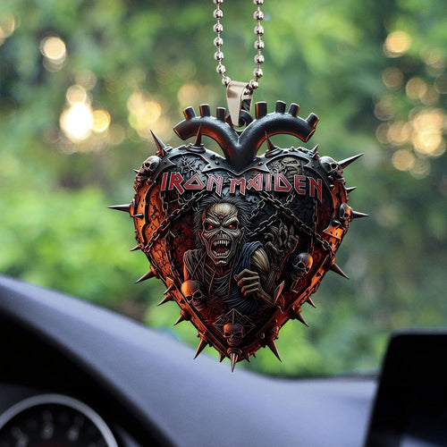 Iron Maiden Custom Shape 1-sided Acrylic Car Ornament – GNENEW622