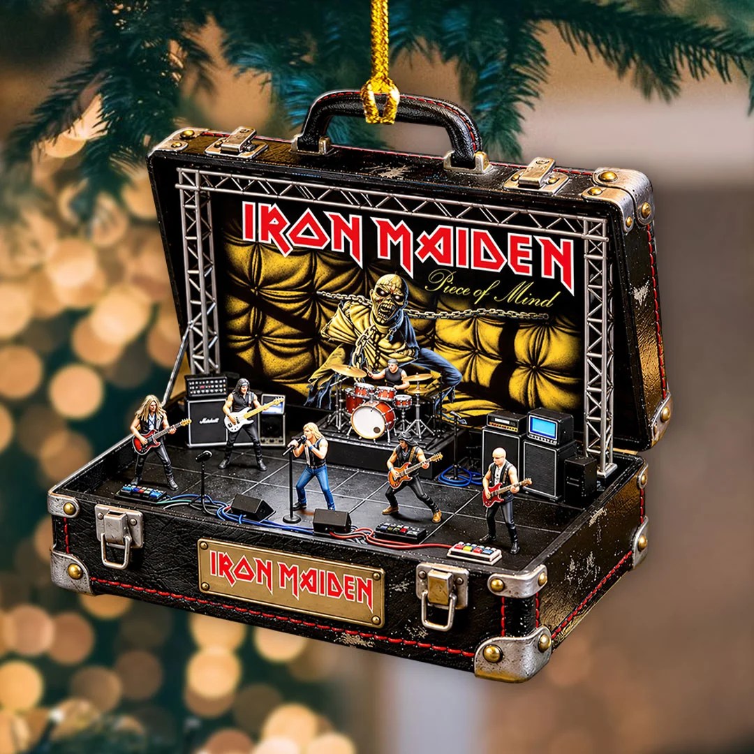 Iron Maiden Custom Shape 2-side Printed Acrylic Ornament – HOATT21491