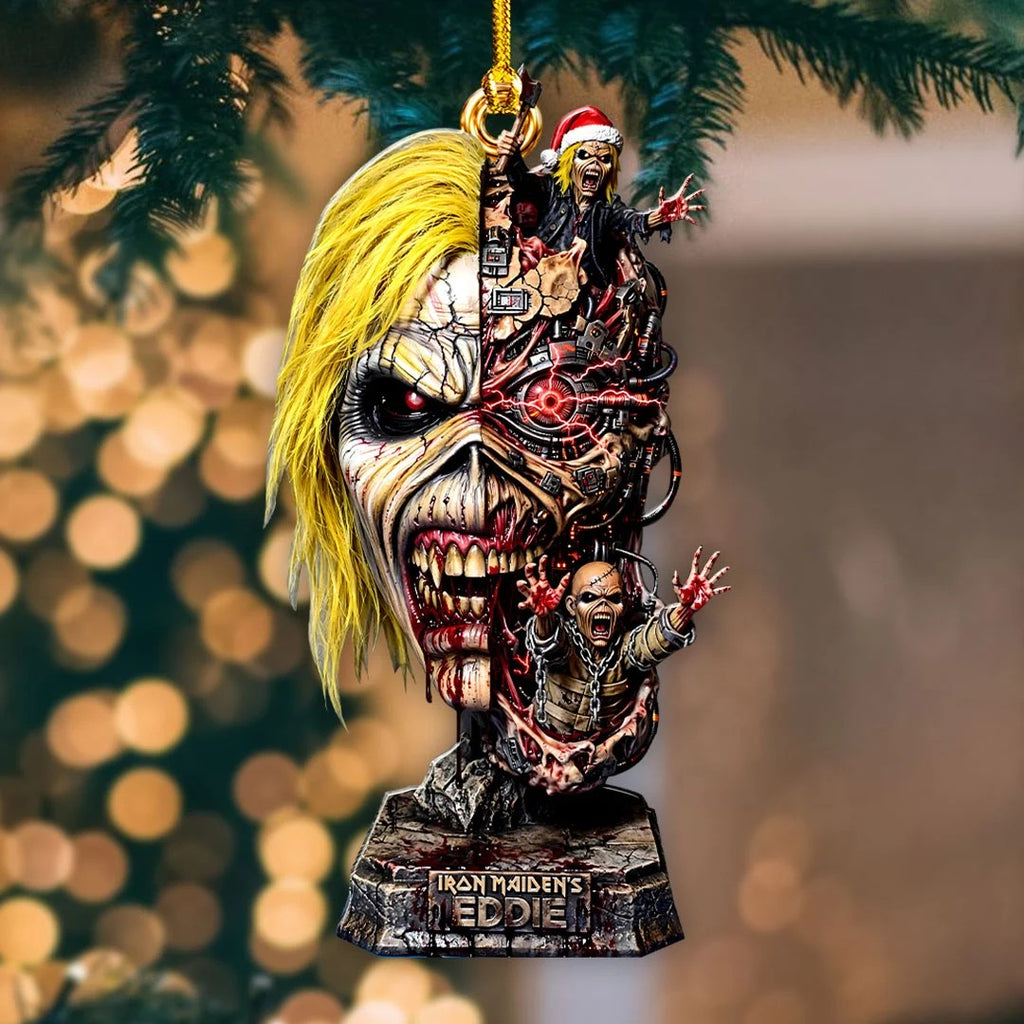 Iron Maiden Custom Shape 2-side Printed Acrylic Ornament – HOATT21499