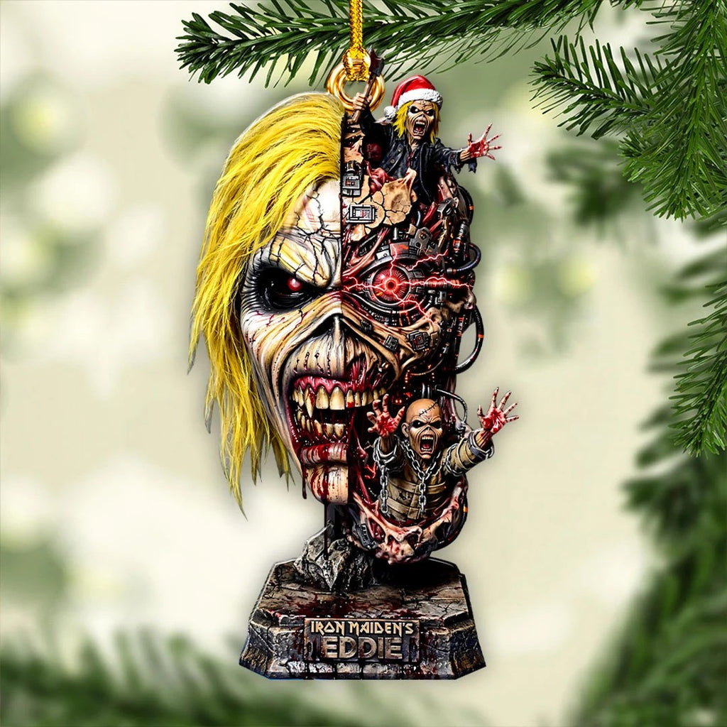 Iron Maiden Custom Shape 2-side Printed Acrylic Ornament – HOATT21499