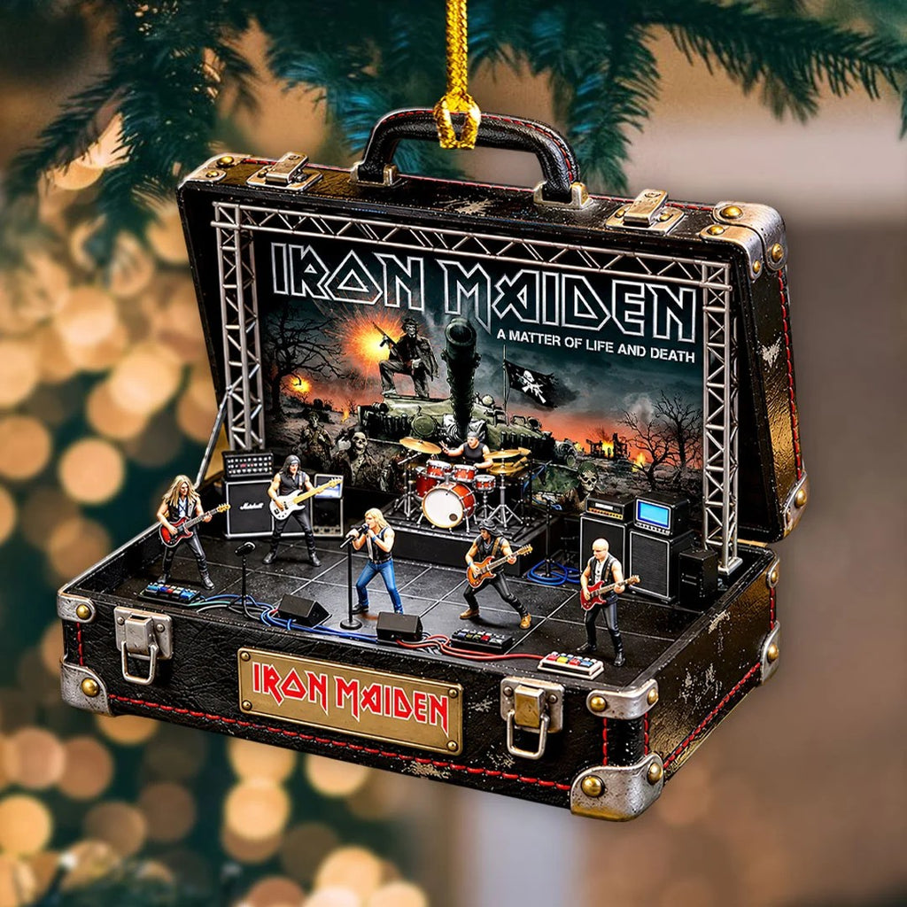 Iron Maiden Custom Shape 2-side Printed Acrylic Ornament – HOATT21562