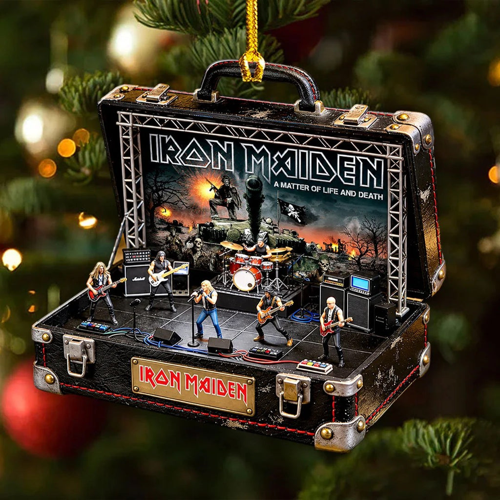 Iron Maiden Custom Shape 2-side Printed Acrylic Ornament – HOATT21562