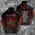 Iron Maiden 2026 World Tour 3D Apparel – TMTHU5959