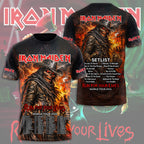 Iron Maiden 2026 World Tour 3D Apparel – TMTHU4590