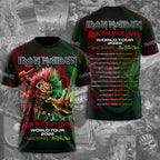 Iron Maiden 2026 World Tour 3D Apparel – TMTHU7653