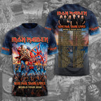 Iron Maiden 2026 World Tour 3D Apparel – TMTHU7765