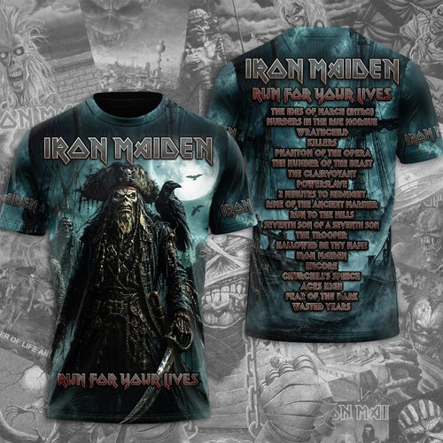 Iron Maiden 2026 World Tour 3D Apparel – TMTHU9725