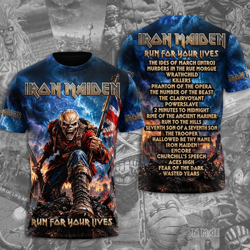 Iron Maiden 2026 World Tour 3D Apparel – TMTHU9726