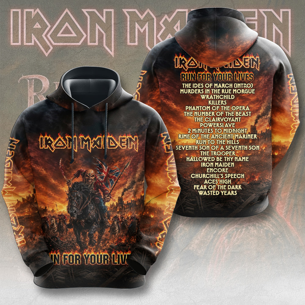 Iron Maiden 2026 World Tour 3D Apparel – TMTHU6778